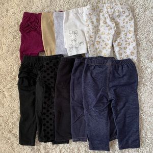 Baby girl Leggings size 12 months